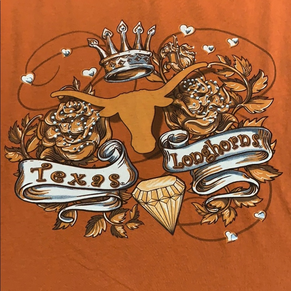 Texas Longhorn blingy shirt